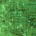 thumbnail image 1 of Ahgly Company Indoor Square Oriental Green Industrial Area Rugs, 3' Square, 1 of 4