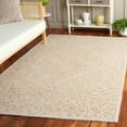 thumbnail image 2 of SAFAVIEH Dip Dye Felicia Floral Area Rug, Light Beige/Ivory, 5' x 8', 2 of 8