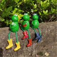 thumbnail image 3 of Crafts Portable Gift Resin Delicate Ornaments Hanging Leg Frog A, 3 of 5