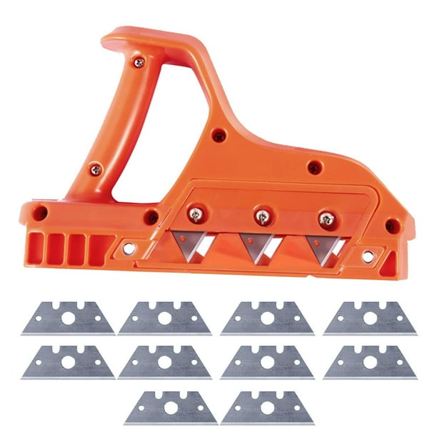 Triple Blade Edge Planer Wallboard Rasp Trimmer Drywall Edge