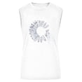 thumbnail image 4 of Vêtements d'Été pour Femmes Mode pour Femmes Été Col Rond Sans Manches Débardeur Décontracté Imprimé, 4 of 6