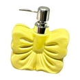 thumbnail image 3 of Bow Lotion Dispenser Hand Soap Bottle Sanitizer Jar Decorative Ceramic for Bathroom Countertops and Kitchen Sinks, 3 of 8