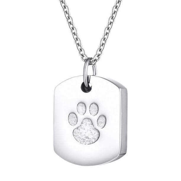 Collar Zulema de Urna Gato Cremación Plata
