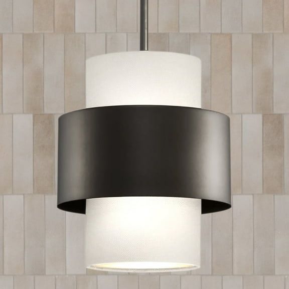 Luxury Modern Pendant, Matte Black, UHP4855
