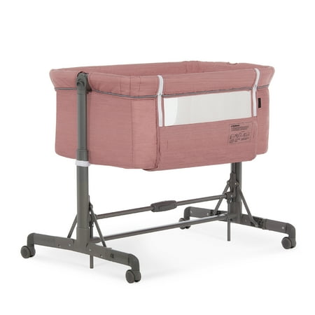 UPC: 0811048038784 | Dream On Me Zimal Bassinet Bedside Sleeper Pink  Breathable Panel  Lightweight  JPMA Certified