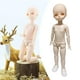 thumbnail image 4 of Cuerpo de Muñeca Femenina Articulada de Plástico Flexible Yotijar BJD con cabeza, 4 of 10