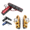 thumbnail image 3 of Almencla Brake Pads for Carbon Fiber Rims Drawer Type Durable 55mm Brake Blocks Shoes Red, 3 of 8
