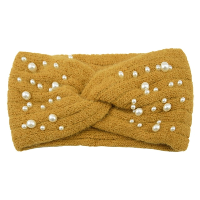 Xingzhi Couvre-Chef Multifonctionnel Élégant et Fonctionnel Automne Hiver pour Femmes Léger Polyester Curcuma