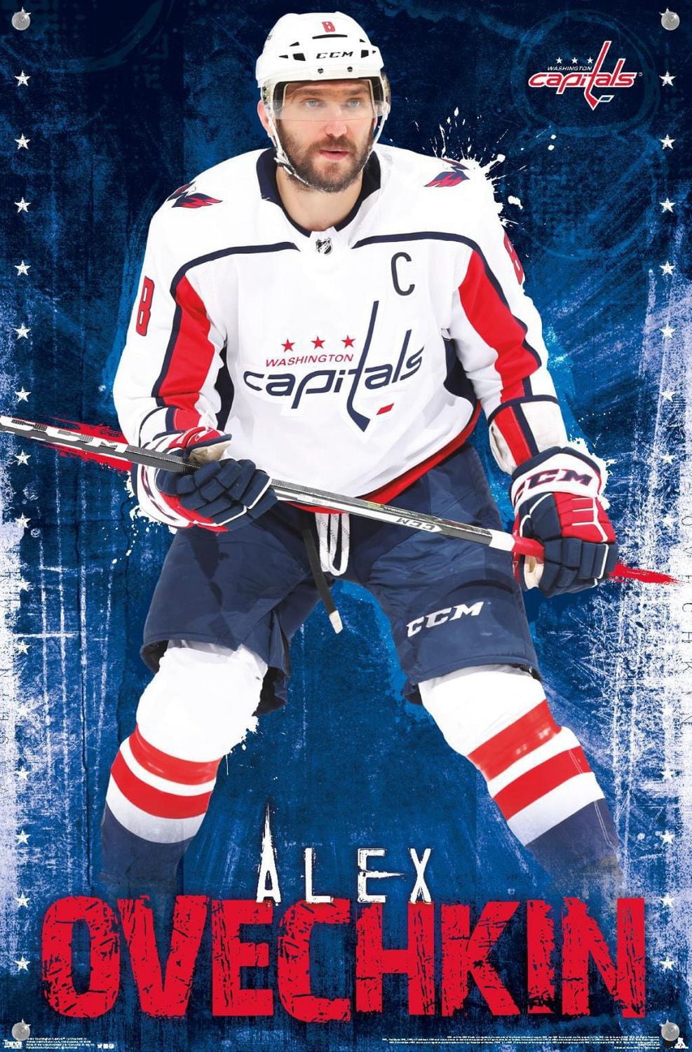 NHL Washington Capitals - Alex Ovechkin 17 Wall Poster