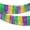 Purple Green Gold, variant on Red White Blue Garland Streamers - 4Packs 39.4 Feet Foil Fringe Garland Tinsel Patriotic Metallic Banner American Flag Backdrop for Parade Floats 4th of July Patriotic Decorations (Red Blue)