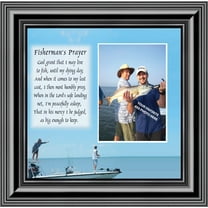Fisherman's Prayer, Fishing Gifts, Beach, Boating or Fishing Decor, Personalized Picture Frame, 10X10 9703