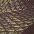 thumbnail image 1 of Ahgly Company Machine Washable Indoor Square Transitional Burgundy Brown Area Rugs, 4' Square, 1 of 7