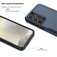 thumbnail image 2 of For Samsung S24 5G 6.2" Case ,Sturdy Phone Case for Galaxy S24 5G 2024,Tiflook Shockproof Protection Heavy Duty Armor Hard Plastic & Rubber Rugged Bumper 2-in-1 Case Cover ( Blue ), 2 of 6