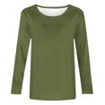 thumbnail image 4 of Women's Fashion Classic Print Long Sleeved Round Neck Tops/Shirt, 4 of 5