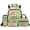 Capybara Flower, variant on Capybara Backpack for Girls 6-8 8-10 Cute Bee School Backpack with Lunch Bag Pencil Case Water Bottle Sleeve for Kindergarten Elementary School Large Capacity 17 Inch Kids Bookbags