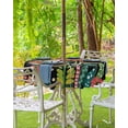 thumbnail image 3 of Fsddascl Vintage Sunflower Outdoor Tablecloth - 60 Inch Round Dining Table Cover, Summer Botanical Flower Rustic Waterproof Outdoor Table Cloth with Umbrella Hole & Zipper for Picnic/Patio/Party, 3 of 7