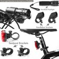 thumbnail image 3 of Bicycle Front Head Light Waterproof LED Bike Safety Flashlight Taillight, 3 of 6