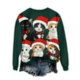 thumbnail image 6 of My Items Talove Long Sleeve Shirts for Women Graphic Printed Sweatshirt Fall Fashion Must Haves Fall Clothes 2025 Fashion Womens Tops Casual Dressy Christmas Shirts, 6 of 6