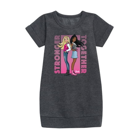

Barbie - Best Friends - Stronger Together - Toddler And Youth Girls Fleece Dress
