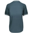 thumbnail image 2 of Holloway Sportswear M Retro V-Neck Baseball Jersey Graphite/White 221021, 2 of 5