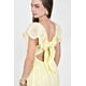 thumbnail image 4 of Vestido largo con bordado Roman Fashion /Juvenil, 14656 (Amarillo) amarillo G, 4 of 5