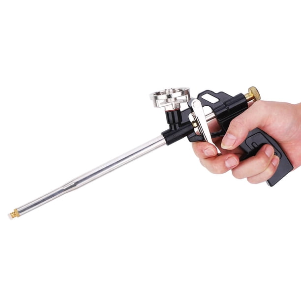 PTFE Foam Applicator Gun – Aluminum Expanding Foam Sealing Tool For Windows, Doors, Bathtubs & Balconies (34 L/min Max Flow, 12MPa)