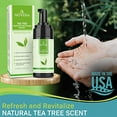 thumbnail image 3 of NOVEHA Tea Tree Oil Foaming Gentle Cleanser | Therapeutic Daily Skincare For Eyelash & lids, Eye Irritations, Stye Eyes, Skin Dryness, Moisturize with Organic Ingredients, All Types, 3.38 Ounce, 3 of 8
