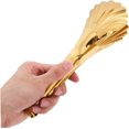 thumbnail image 3 of ABPETE Shell Tongs,Heavy Duty Stainless Steel Appetizer Tongs for Pastries Dishwasher Safe & Rust-Proof (2-Pack,Golden), 3 of 18
