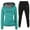 Green-B, variant on Track Suits for Women Set Heart Graphic Hoodie and Jogger Sweatpants 2 Piece Matching Sweatsuit Lounge Set