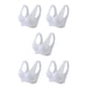 thumbnail image 3 of Sujetador sin aros Qarigey sexy para mujer Blanco XXL, 3 of 6
