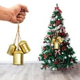thumbnail image 1 of Fiudx Cencerro Vintage, Colgante de Pared de Metal Estilo Shabby, Artesanía Rústica de Hierro con Cuerda, Sonido Festivo, Perfecto para Puertas y Chimeneas, Decoración Navideña Del Hogar, 46 Cm de La, 1 of 7