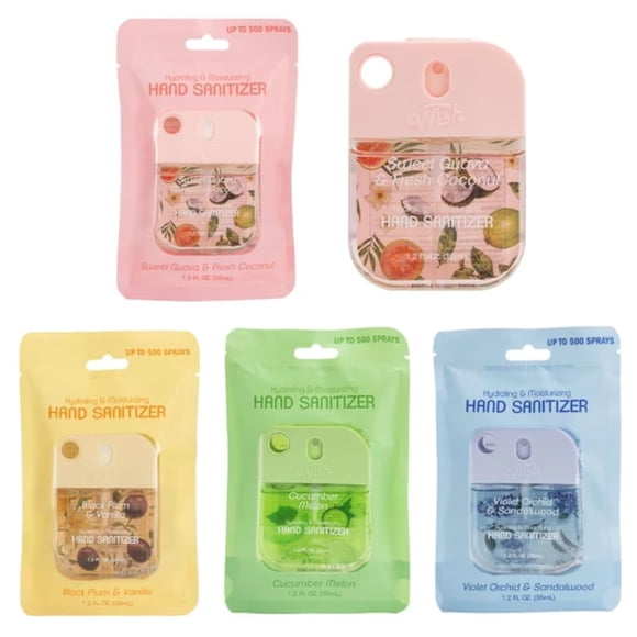 Desinfectante de Manos Wish Paquete de 4 Spray Hidratante 35ml
