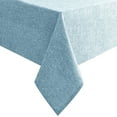 thumbnail image 1 of Faux Linen Rectangle Tablecloth Wrinkle Washable RustProof Rectangle Table Cloth for Kitchen Dining Room Holiday Table Cover for Party Dinner Farmhouse Grey X, 1 of 7