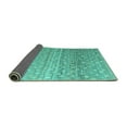 thumbnail image 2 of Ahgly Company Indoor Rectangle Abstract Turquoise Blue Modern Area Rugs, 3' x 5', 2 of 4