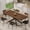 55"-71" Self-storing Butterfly Leaf Walnut, variant on Hanyu  Extendable Dining Room Table for 4-6-8, 55''-70.9'' Wood Rectangle Expandable Dining Table with Hidden Storage, Space Saving Farmhouse Kitchen Table for Dining Room Kitchen Office,Walnut