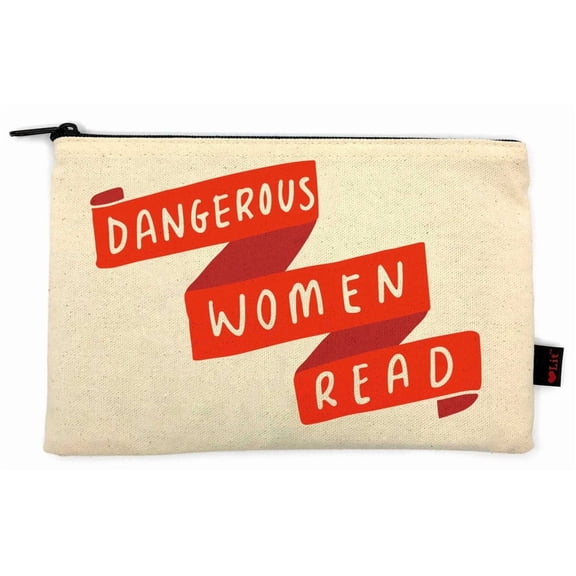 Lovelit Dangerous Women Read Pencil Pouch, (Hardcover)