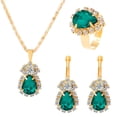 thumbnail image 2 of Xihbxyly Conjunto de Joyas de Gota de Agua, Impresionante Collar con Colgante, Elegantes Pendientes y Pulsera, Perfecto para Fiestas y Aniversarios, Regalo de San Valentín, Accesorio para Mujeres y N, 2 of 7