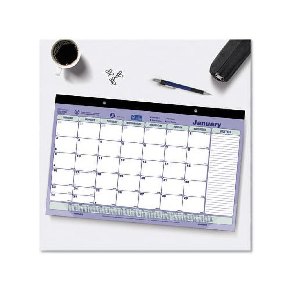 Monthly Desk Pad Calendar 17.75 x 10.88, 2022