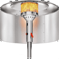 Patio Heater Reflector Shield, Heat Focusing Reflector for Round