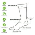 7BIGSTARS KINGDOM Men's Seamless Bamboo Dress Socks 4 Pack