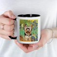 thumbnail image 3 of CafePress - IRISES / Yorkie (17) Mug - 11 oz Ceramic Mug - Novelty Coffee Tea Cup, 3 of 3