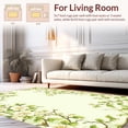 thumbnail image 2 of ODIKA 3'x5' Machine Washable Non-Slip Area Rug, Meadow Dance Fresh Floral High Traffic Rug, Ivory, 157735, 2 of 7