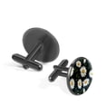thumbnail image 2 of Daisy Elegant Men's Cufflink Set, for Formal Attire, Made of Stainless Steel, Ideal for Special Occasions, 2 of 6