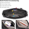 thumbnail image 7 of KAWELL Crossbody Bags for Women Genuine Leather Shoulder Purse Cross Body Bag with Wristlet Top Zipper, 7 of 7