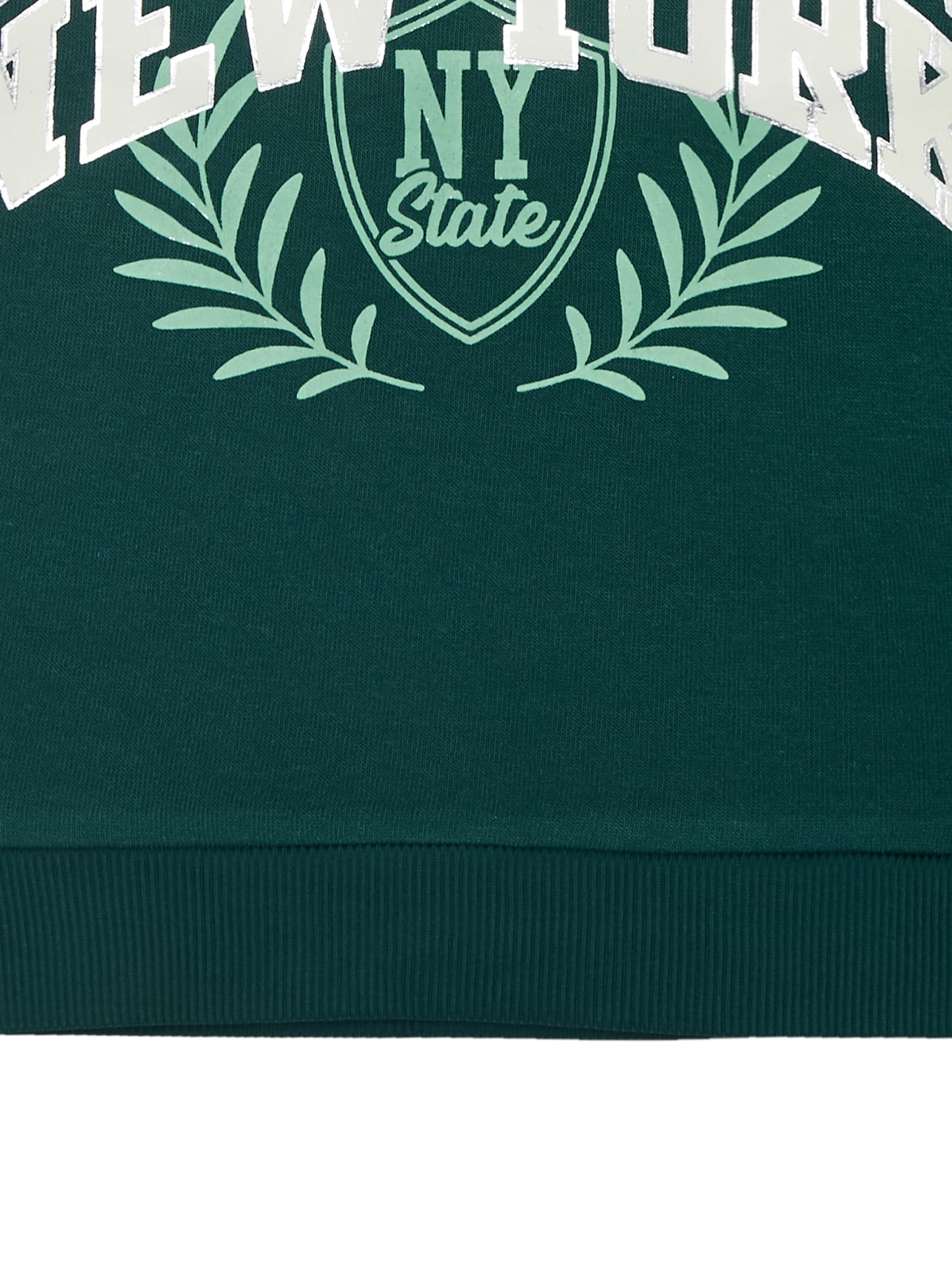 Planet Gold Girls Brooklyn New York V-Neck Sweatshirt, Sizes 4-18