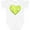 AA-White, variant on Inktastic Tennis Ball in Heart Boys or Girls Baby Bodysuit