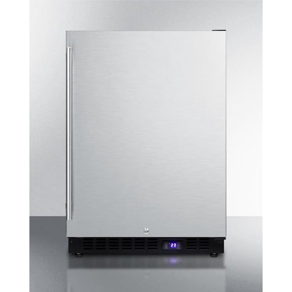 24" Wide Outdoor All-Freezer, Stainless Steel Cabinet
