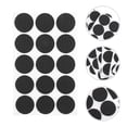 thumbnail image 2 of Miangastore Coussin de Pieds de Tabouret Noir EVA 225 Pcs 1.1 Po Rond, 2 of 8