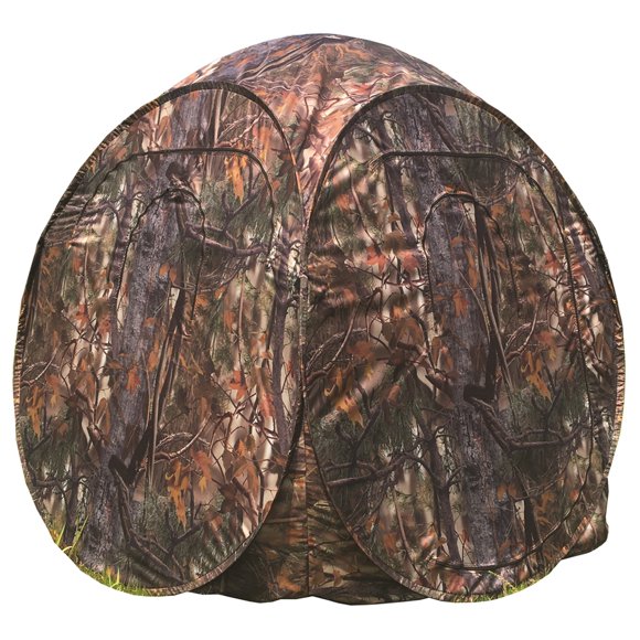Innovation Nature - Pop-Up Tent with 4 Windows and 1 Door, 147x147x165 cm, Camouflage Pattern