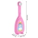 thumbnail image 4 of Cepillo de dientes de silicona suave en forma de U de mano para niños enteros Boquilla Dientes de doble cara Limpieza infantil amplia Suministros de viaje Rosa seitruly HA009126-01, 4 of 6